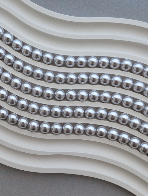 Жемчуг Майорка 8мм, нежно-лиловый