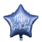 Шар Фольгированный Звезда гологр Navy (Синий)