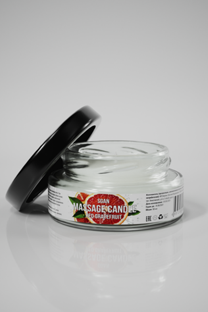 SGAN массажная свеча "Красный грейпфрут", 50 мл.