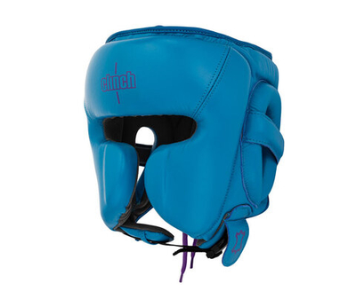 Шлем боксерский Clinch Undefeated светло-синий C162