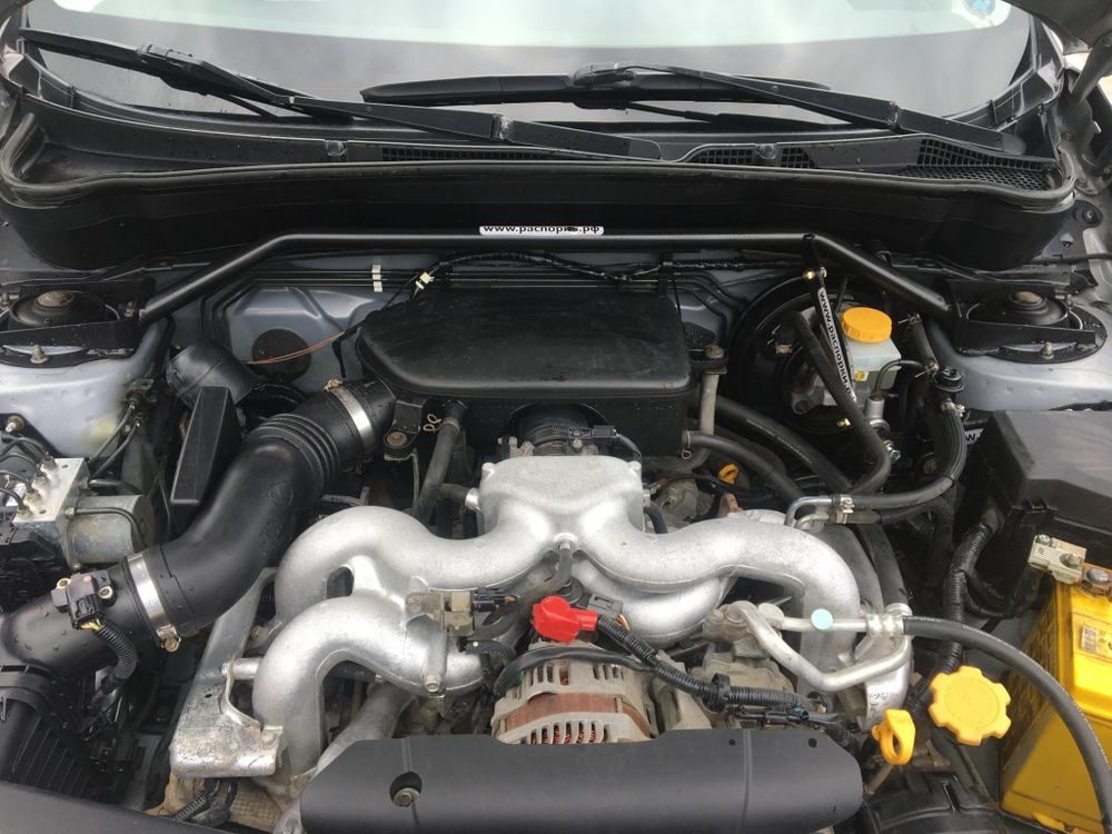 Распорка передних стоек (цельная) Subaru Forester 3 (SH) и Subaru Impreza (GH)