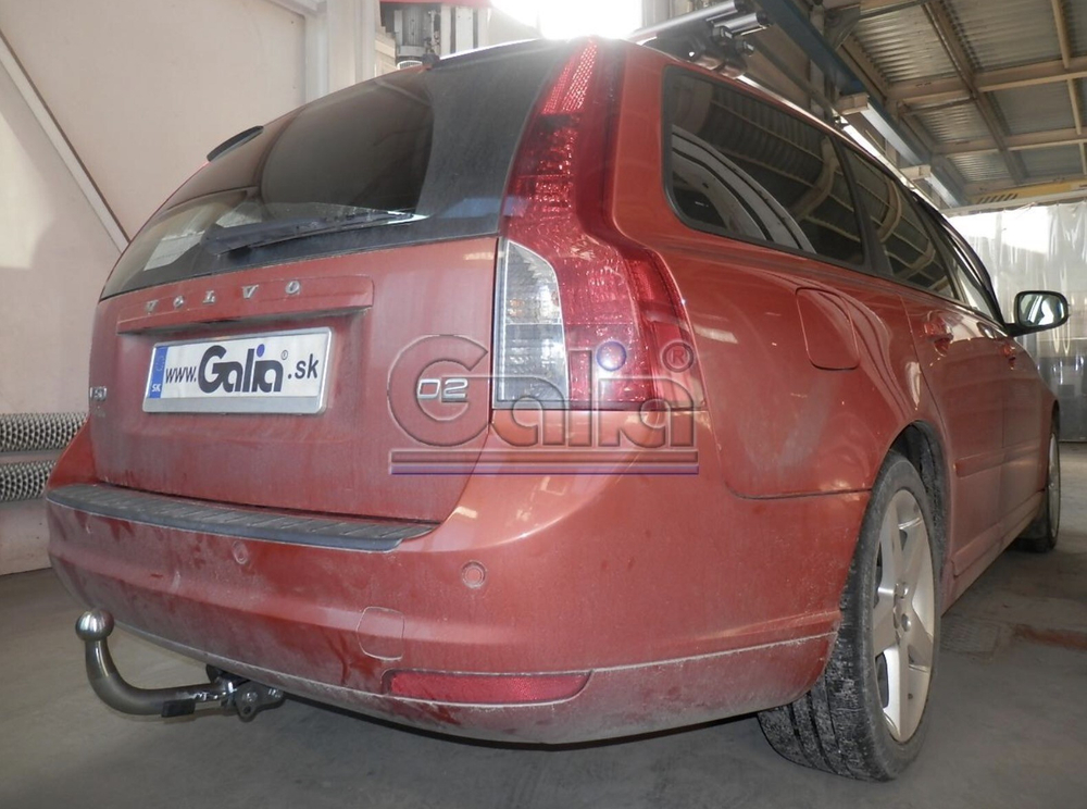 Фаркоп оцинкованный Galia V078C для Volvo S40 седан 2004-2012, Volvo V50 универсал 2004-2012(паспорт и сертификат в комплекте)(без электрики)
