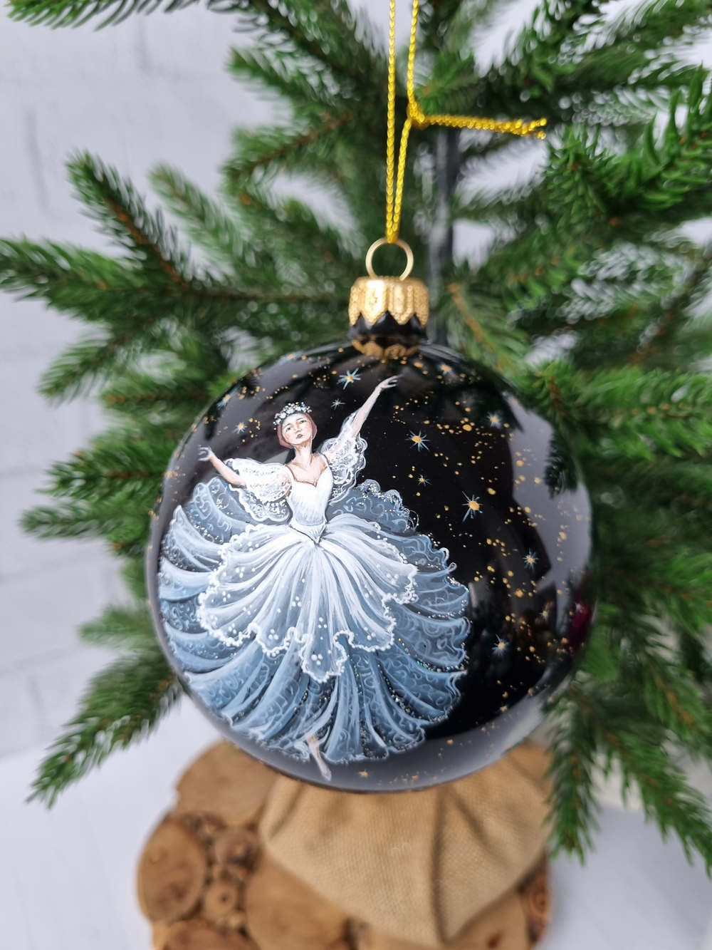 Шар стеклянный "Русский Балет", ручная роспись