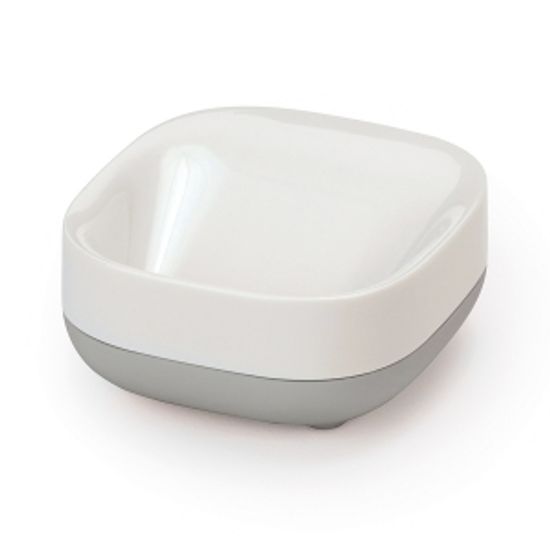 Мыльница Joseph Joseph Slim™ белая-серая