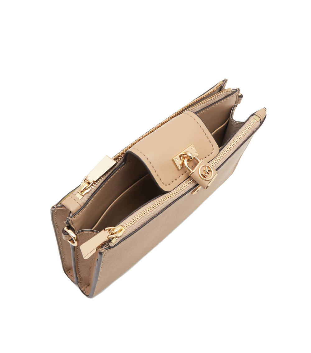 кожаная сумка-мессенджер Michael Kors - коричневый(32S3GR0C1L)