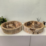 Раковина из окаменелого дерева ПАРА! OD-62099 57*46*16 2шт