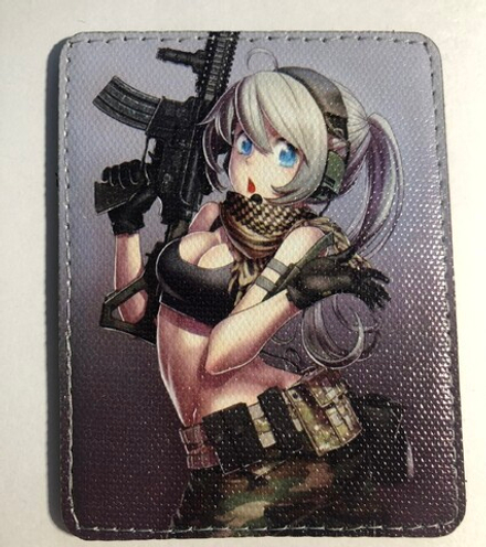 Анимэ тян с автоматом