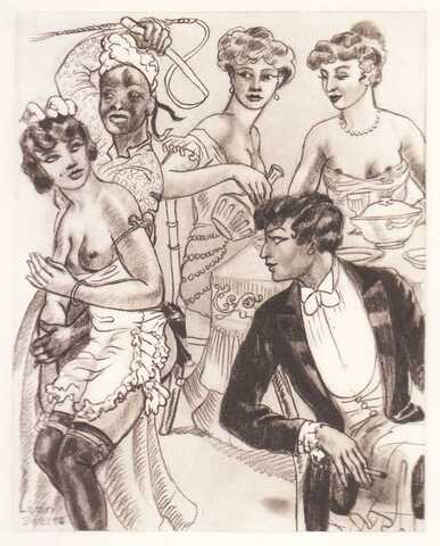 Pierre Noel aka Leon Pierre (1903-1981) - эротическое искусство французского художника