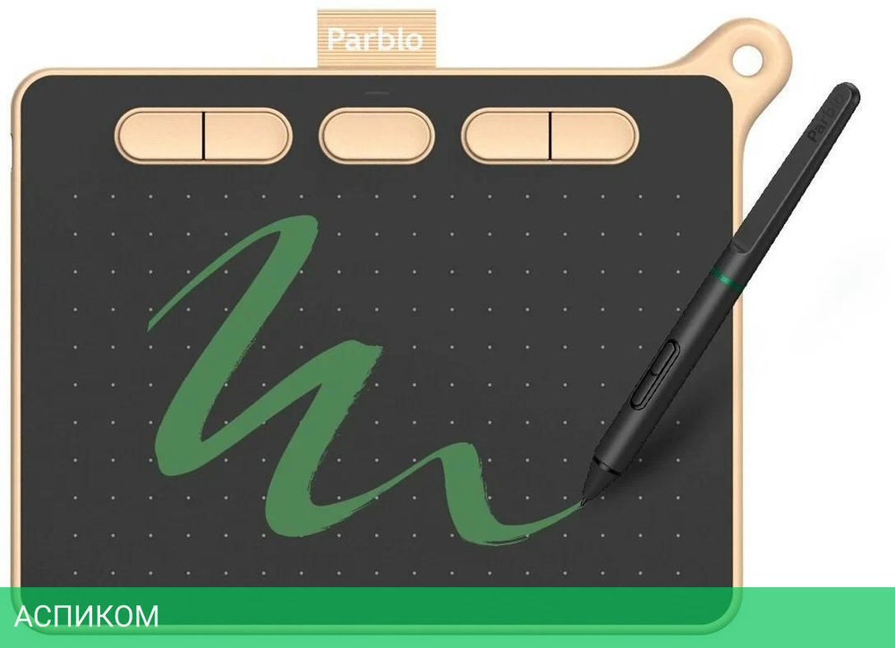 Графический планшет Parblo Ninos S Pink