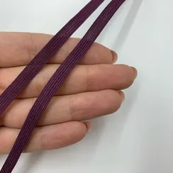 Резинка отделочная слива 6 мм, Турция