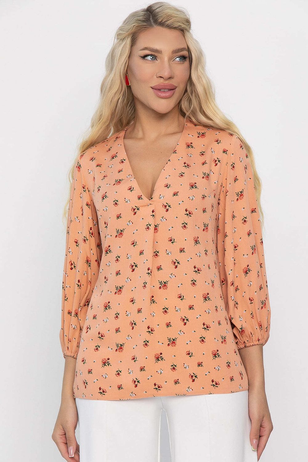 Блуза Пралине (персик) Б13841-6М LT Collection