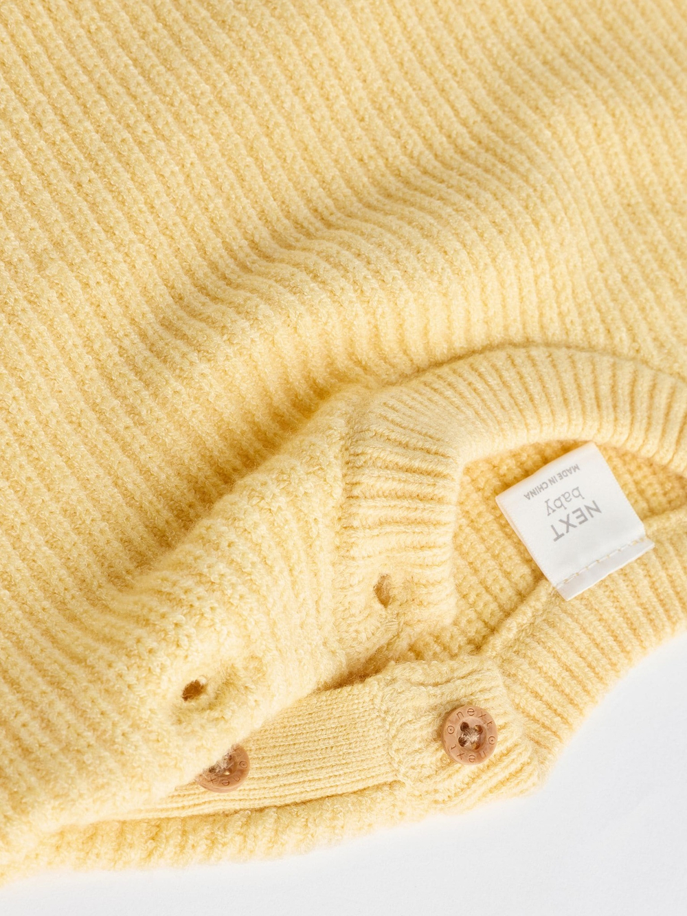 Вязаные свитер и брюки в комплекте для малышей Next Q94-942, Желтый