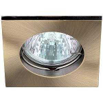 Светильник DK G3 ЭРА декор гипс под покраску MR16,12V/220V, 50W, квадратный ,белый