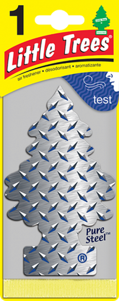 Car-Freshner Ароматизатор Ёлочка Car-Freshner Pure Steel Стальная сила