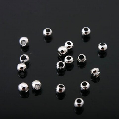 3770-р Бусина разделительная 2мм, родий (10шт)