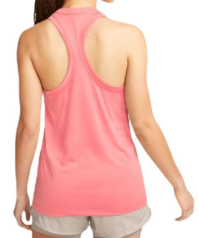 Женский топ теннисный Nike Dri-Fit Racerback Tank - cporal chalk/white