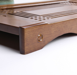 278041 Чабань "Восковое дерево" поддон+шланг, l=63см, дерево/пластик тем.коричневый