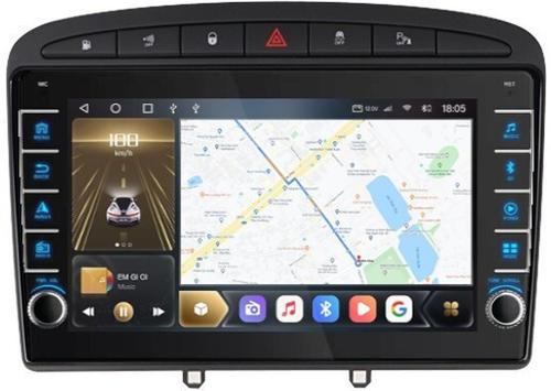 Магнитола для Peugeot 308 2007-2014, 408 2012-2022 - Kuberg OL-9961 (кнопки и крутилки), Android 12, Быстрая, CarPlay, 4G SIM-слот