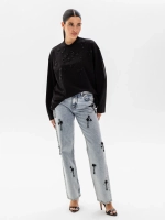 Лонгслив SHIMMER,черный