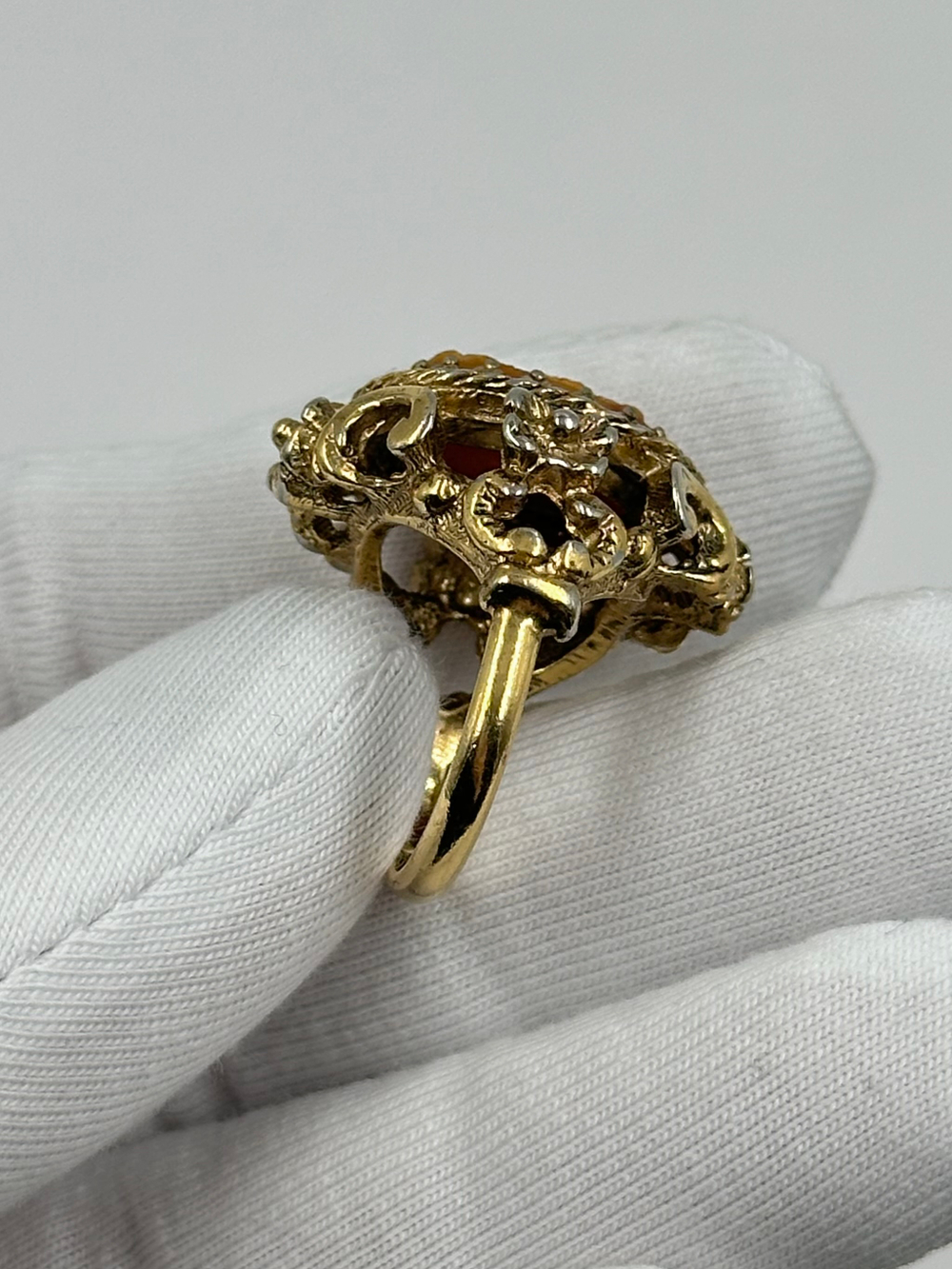 Кольцо с камеей