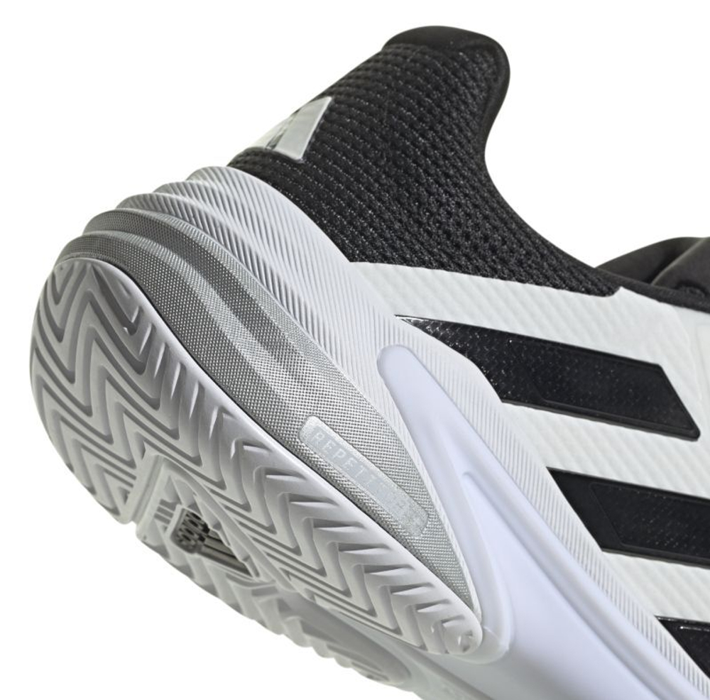 Мужские кроссовки теннисные Adidas Barricade 13 M - белый