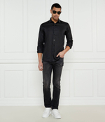 Льняная рубашка Karl Lagerfeld - черный(605000 552667)