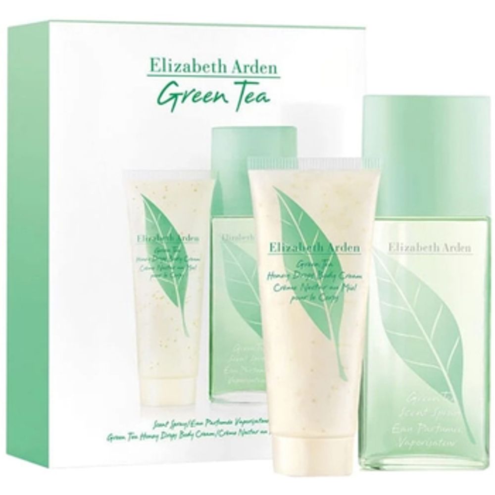 Elizabeth Arden Green Tea Gift Set EDP 100 ml and body cream Green Tea s medovými kapkami 100 ml 100ml