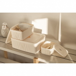 Лоток для хранения с крышкой «VELVET», бежевый, 23*15*9см, 2,5л