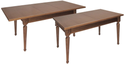 Стол обеденный Лекс 3 (дуб/тон 9/ножка Круглая)