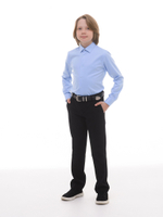 Сорочка детская VESTER длинный рукав, цвет голубой 94015 08