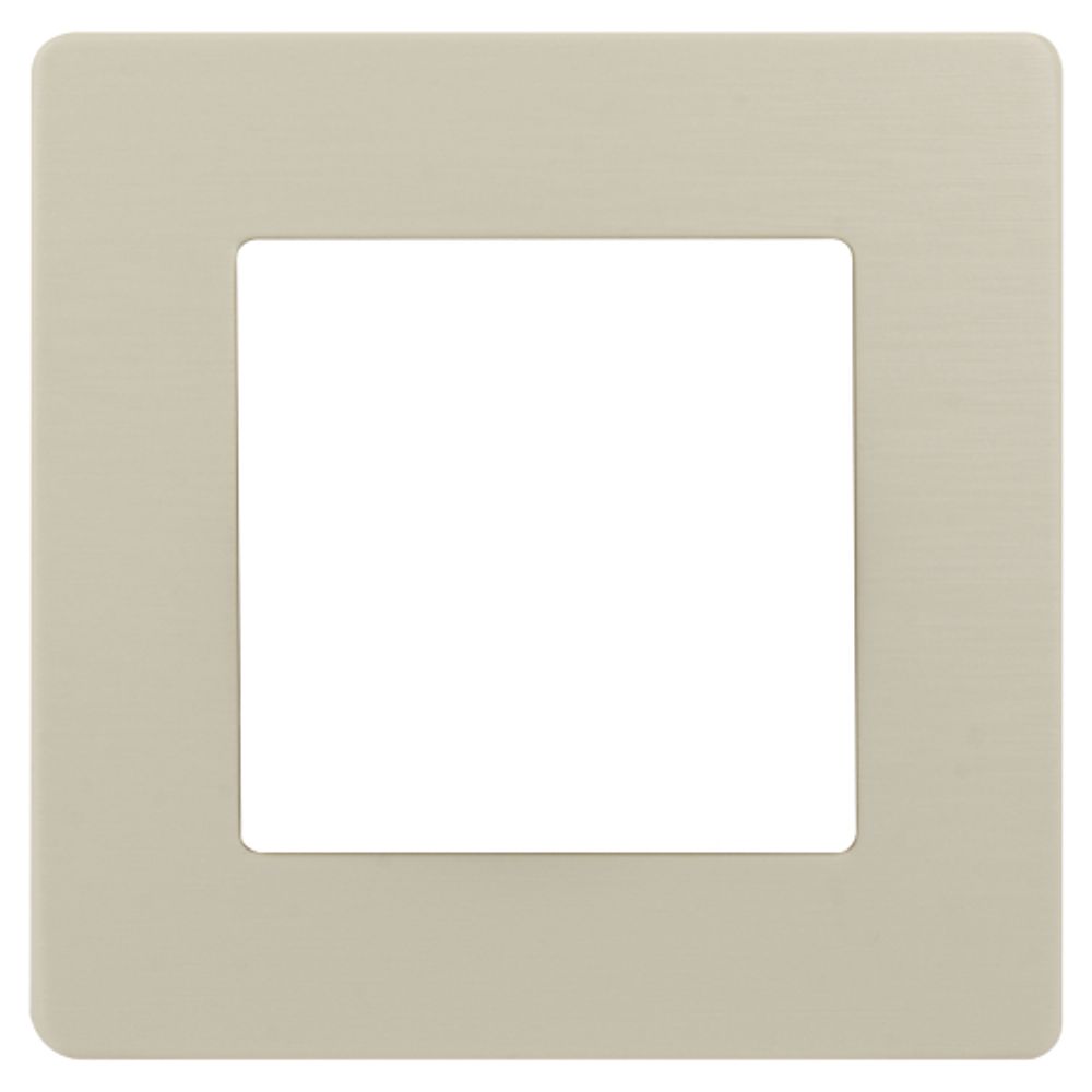 Рамка для розеток и выключателей ЭРА Серия 12 12-5101-02 на 1 пост, Сатин, слоновая кость
