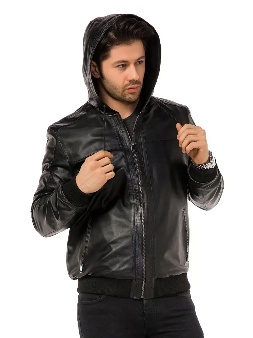 Куртка мужская  из натуральной кожи