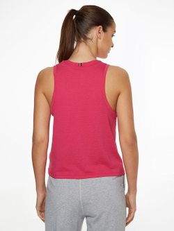 Женский топ теннисный Tommy Hilfiger Performance Mesh Racer Tank - Фиолетовый