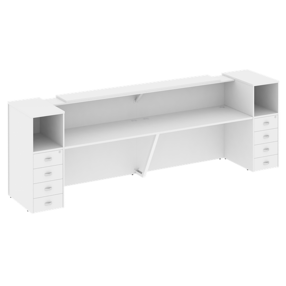 Onix Ресепшн O.R-K-12 Белый Бриллиант 3624*766*1187