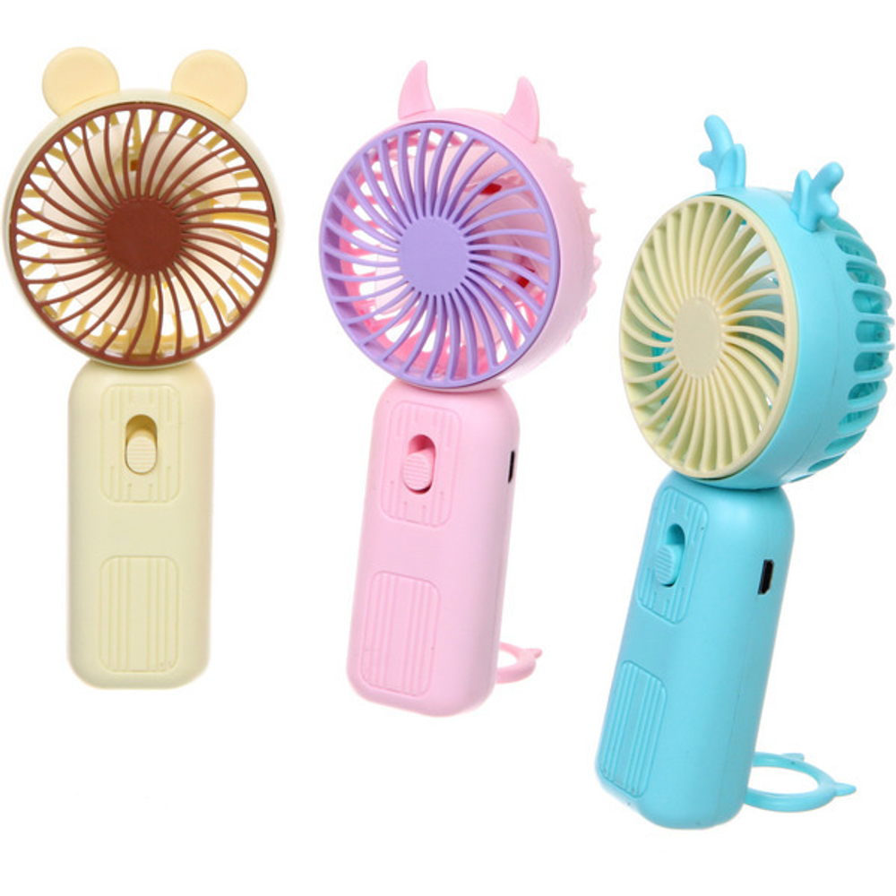 Вентилятор «Ушки» 15 см, 2 режима, микс