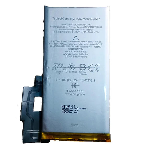 Аккумулятор для Google Pixel 6 3.86V 4905 mAh(G63QN)