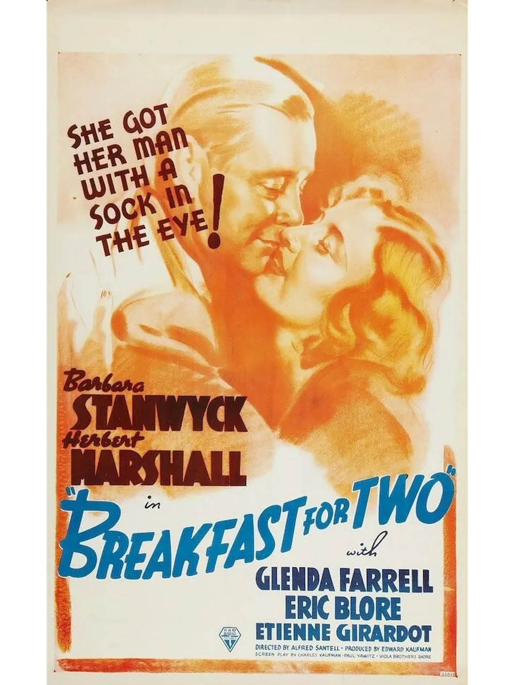 Завтрак для двоих (1937) (DVD-R)