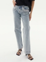 Джинсы CRYSTAL SHINE regular, голубой