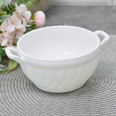 Бульонница 700мл "Wave classic" Без деколи (00106719), стеклокерамика"