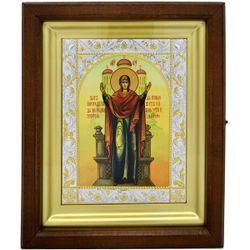 Икона "Нерушимая стена" писанная в монастыре.