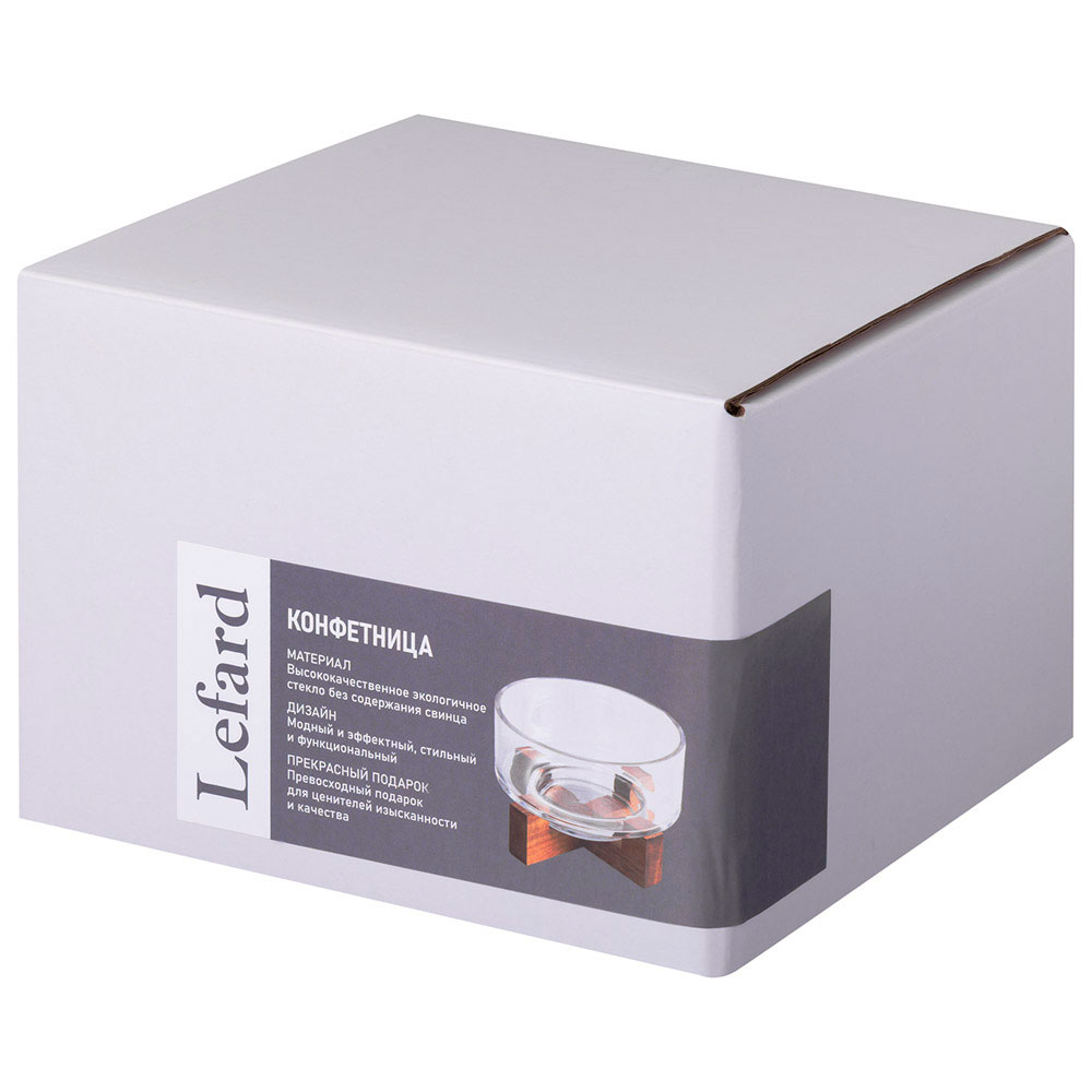 Конфетница "Nature" на подставке, d15см, h10см