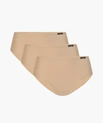 Женские трусы классика (3шт) 3BLP-579, бежевый