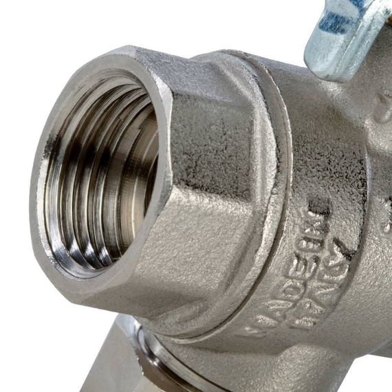 Кран шаровый с фильтром STOUT В-В 1/2&quot; рычаг 25071