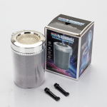 Пепельница автомобильная бездымная с подсветкой белая