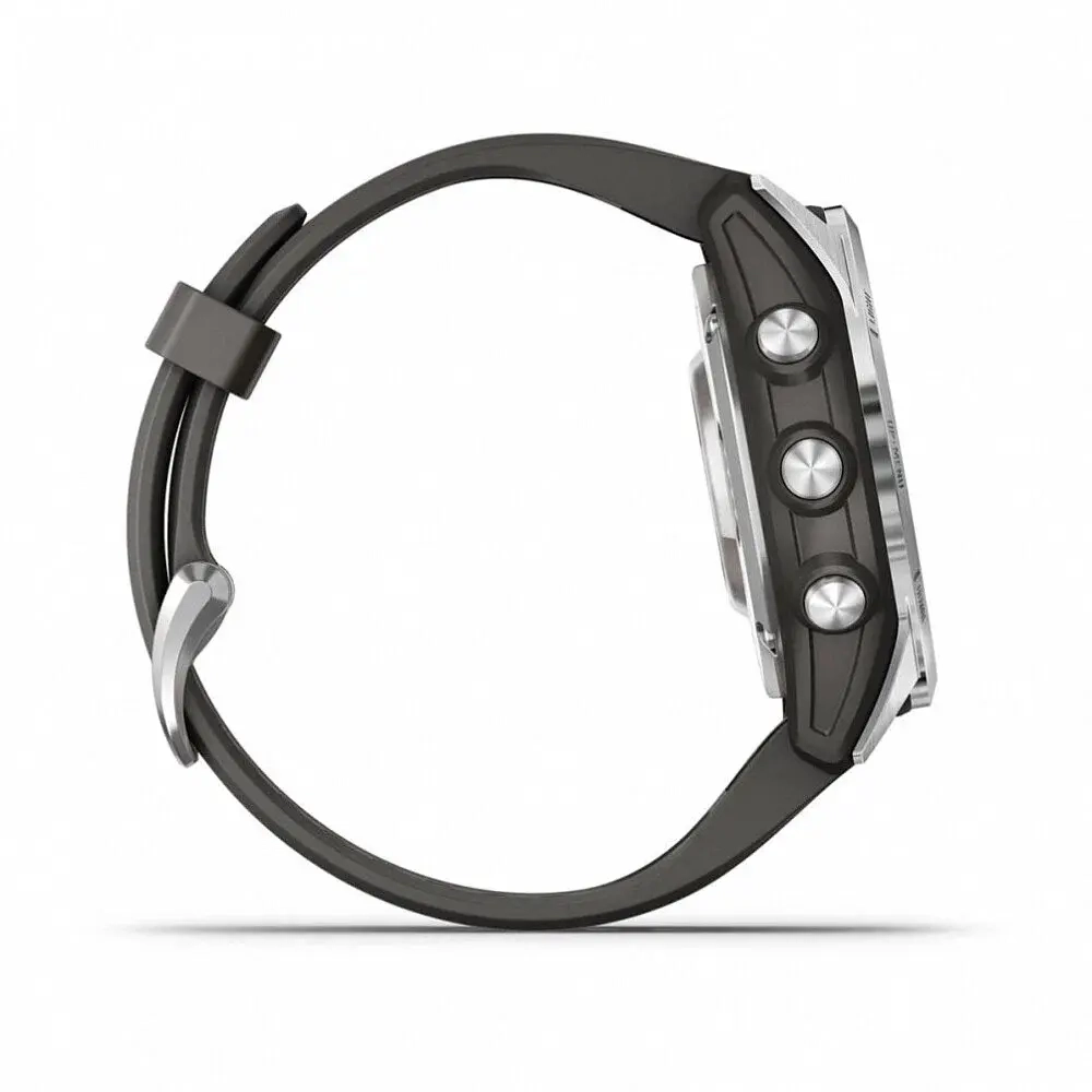 Умные часы Garmin Fenix 7S Pro Sapphire Solar + Leather Band, золотистый (Gold)
