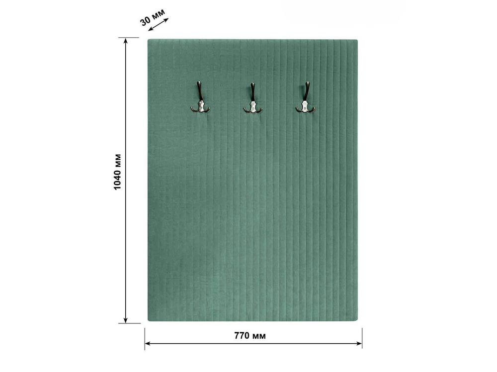 В 1 Вешалка настенная / бирюза №21