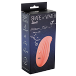 Розовый клиторальный вибратор Shape of water Shell (10 режимов ) (Цвет: розовый)