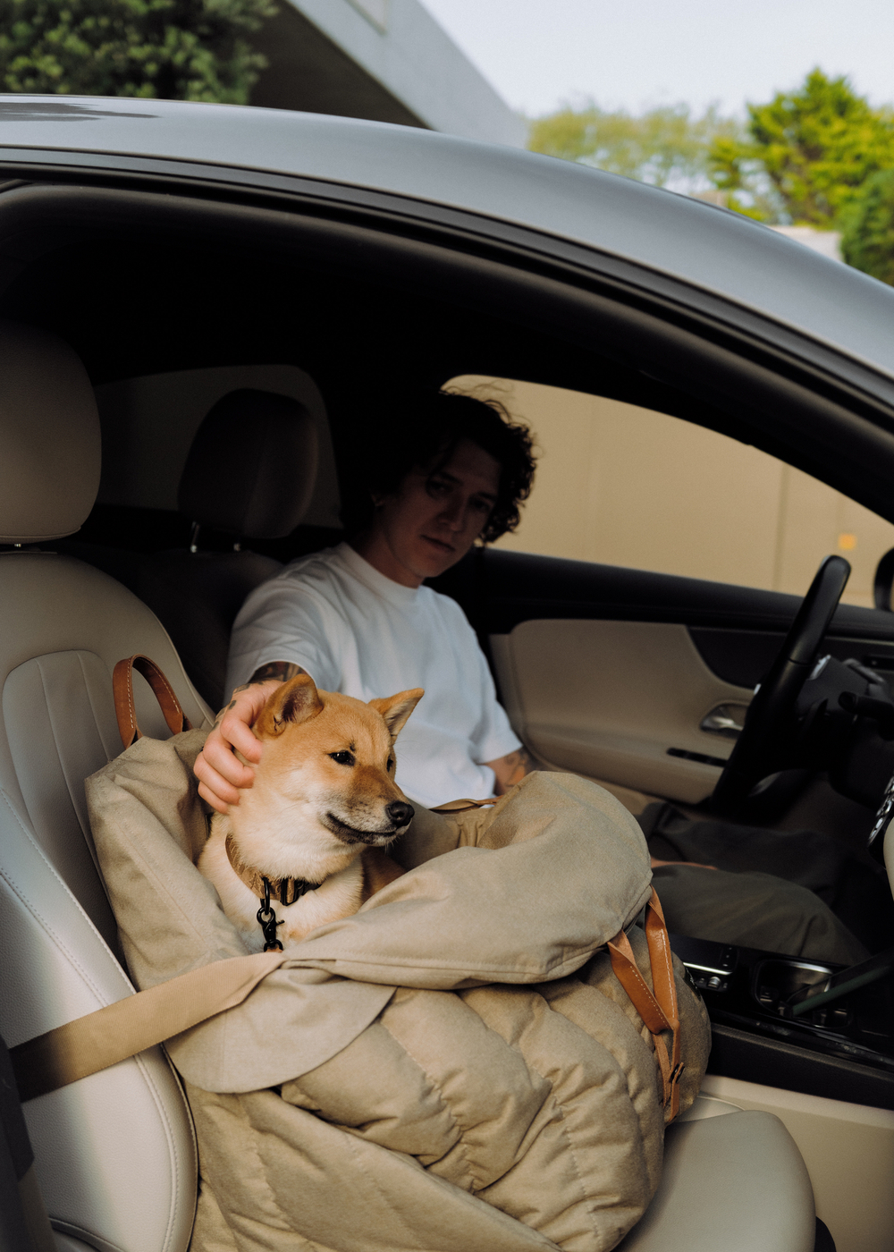 Чехол для автокресла облегчённый, бежевый