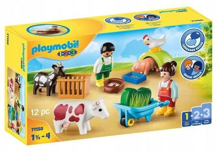 Конструктор Playmobil  1.2.3 71158 Маленькая ферма