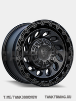 Диски колёсные BEAST Tank 300 9701 R17" Black